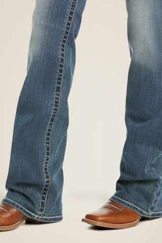 Whipstitch Rainstorm Boot Cut Jeans