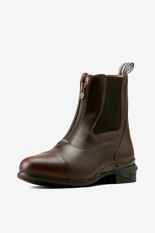 Rijschoenen Devon Zip Heren Waxed Chocolate