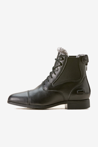 Jodhpur Boots Kendall Back Zip Sherpa Paddock Black