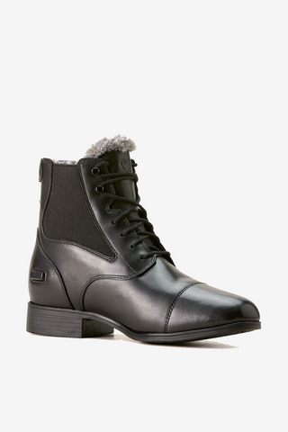 Jodhpur Boots Kendall Back Zip Sherpa Paddock Black