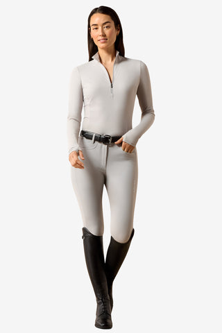 Ariat Solveil 1/2 Zip LS Show Grey