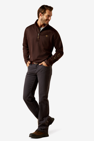 Trøje Team EQ Herre 1/2 Zip Java