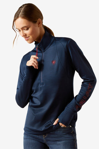 Ariat Team EQ 1/2 Zip Sweater Black
