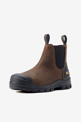 Boots Treadfast Chelsea Waterproof Steel Toe Brown