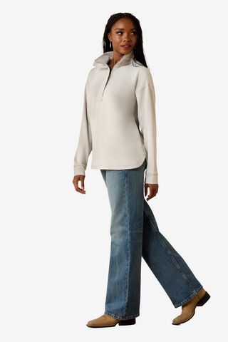 Trøje 1/2 Zip Breeze Quiet Grey