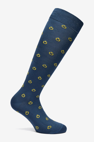 CT Mini Jacquard Logo Socks Blue/Yellow