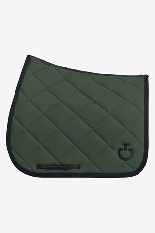 Diamond Quilt Dressurunderlag Junglegreen/Black