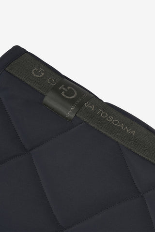 Diamond Quilt Jersey Dressurunderlag Navy
