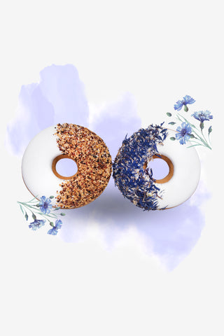 Hestegodbidder Donuts Rose Hip & Cornflower 2-pak