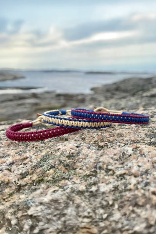 CleanSea Action Taker Bracelet 1kg Sand Beige/Ocean Blue