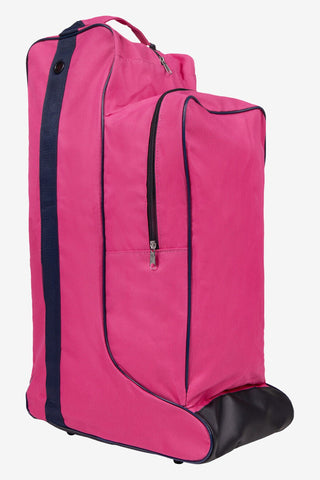 Combi boots-hjelmtaske Fuchsia/Navy
