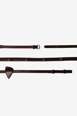 Rubber Reins Integrated Stops Working Collection Brown