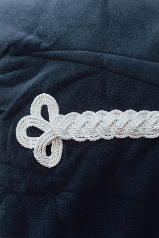 Dyon Heavy Fleece Deken Navy