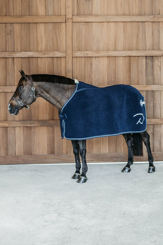 Dyon Heavy Fleece Deken Navy