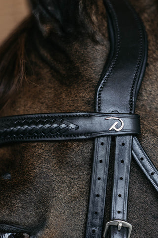 Bridle Braided Pullback New English Black