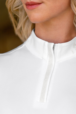 Konkurrenceskjorte Basic Junior Hvid