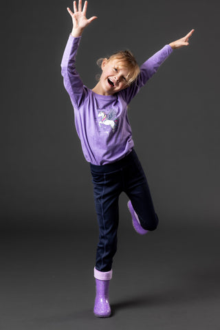 Sophia Vintertights Full Grip Junior