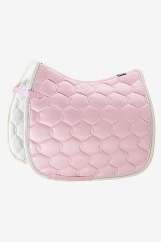 Glossy Wave Contrast Saddle Pad Powderrose