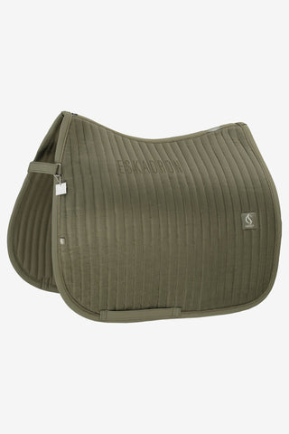 Mesh Sadelunderlag Olive