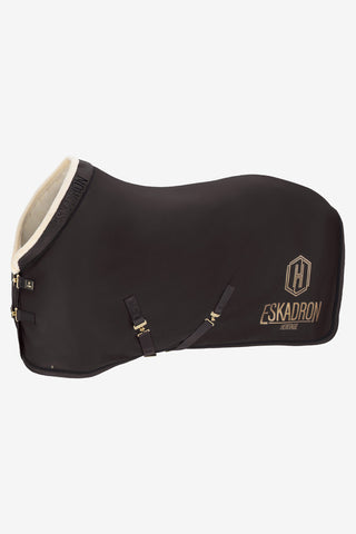 Fleece-Decke Aerial Heritage AW25 Black Truffle