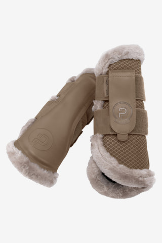 Fetlock Boots Mesh Fur Platinum-25 Smokey Taupe