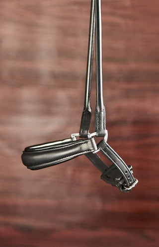 Träns Remontnosgrimma Rundsytt Spirit Svart/Silver