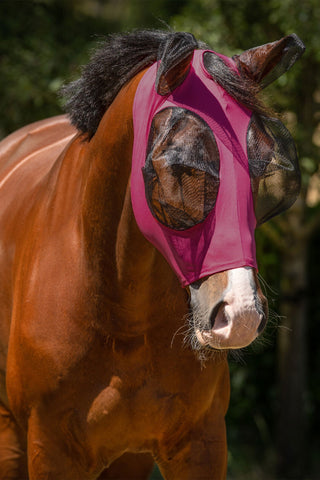 Fly Mask Super Bug Pink