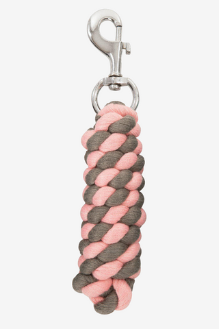 Führstrick Baumwolle 1,5m Rosa/Grau