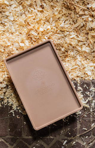 Grooming Deluxe Pojemnik na paszę z pokrywką Beżowy 3,5L