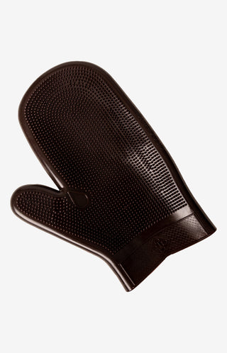 Grooming Deluxe Gummi Groominghandske Brun