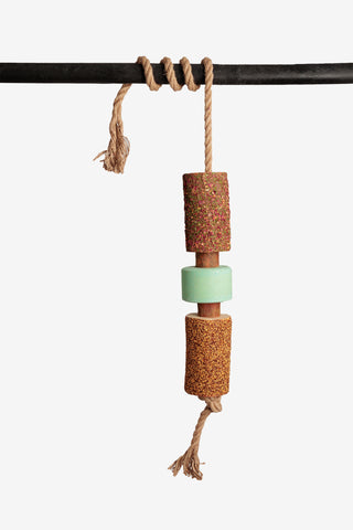 Träleksak Saltsten Luftvägar Grön