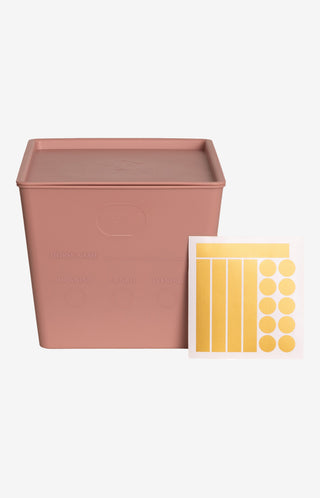 Grooming Pojemnik na paszę z pokrywką 7L Old Rose