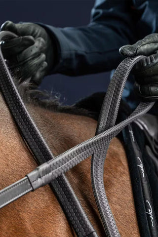 Rubberen Teugels 13mm Dyón Collection Zwart