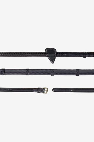 Gummizügel mit Stoppern Geflochten Dyon Collection Schwarz