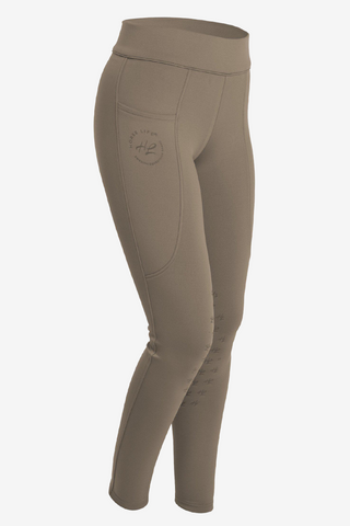 Lorenza High Knee Tights Taupe