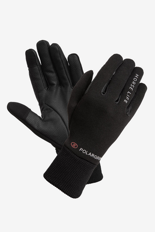 Polargrip Ridehandsker Sort