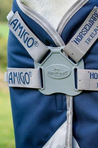 Amigo Buiten deken 1200D FieldSafe Plus 50g Navy/T.Grey
