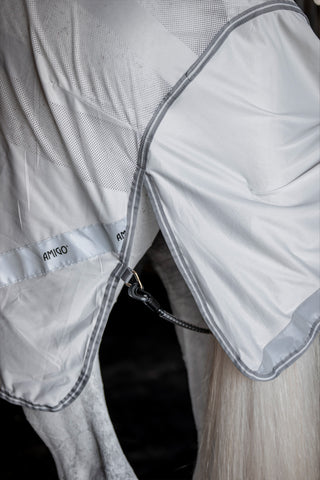 Amigo Ridedækken mod fluer Grå/Sølv