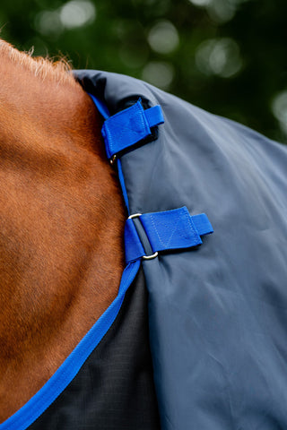Amigo Ripstop Winter Buiten deken 900D Plus 200g Zwart/Blauw