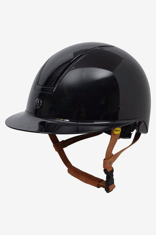 Riding Helmet Vision Mips Star Shiny Black