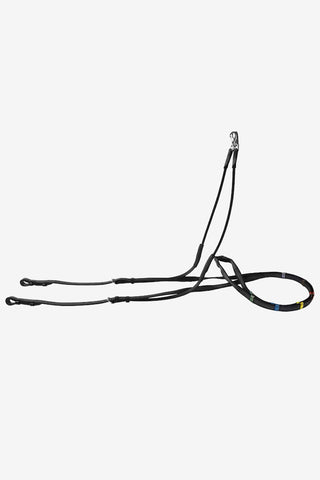 Balance Buddy Kombineret Halsrem og Fortøj Full Sort