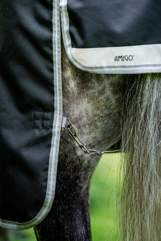 Horseware Amigo 1200D Plus 100g Sort/Titan Grey Silver