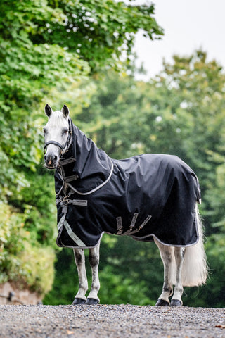 Horseware Amigo 1200D Plus 100g Sort/Titan Grey Silver