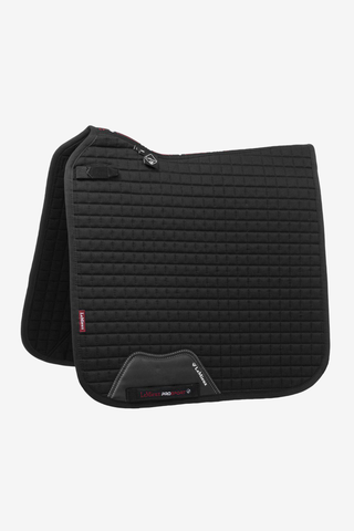 Cotton Dressage Saddle Pad Black
