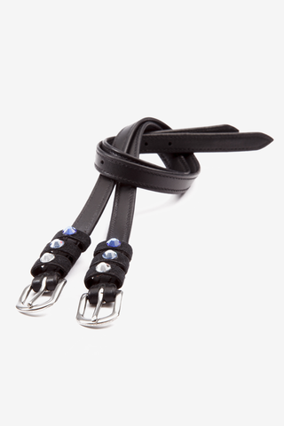 Spoorriemen Seasons Dreams Zwart/Wit-Royal Blue