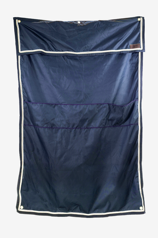 Rideau de box imperméable avec poches Marine