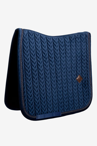 Dressurunderlag Velvet Mini Pearls Navy