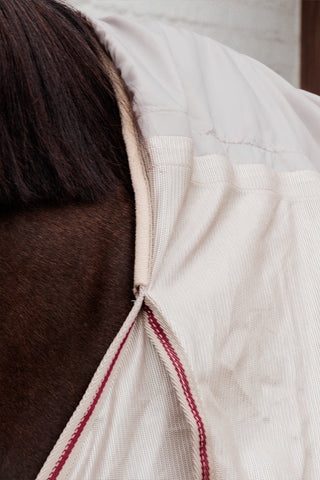 Fluedækken Mesh med Magplade Beige