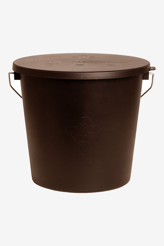 Emmer Met Deksel 5L Bruin