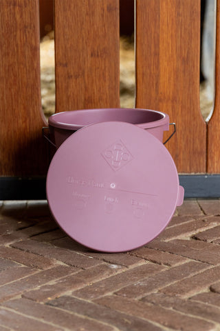Seau Avec Couvercle 5L Old Rose
